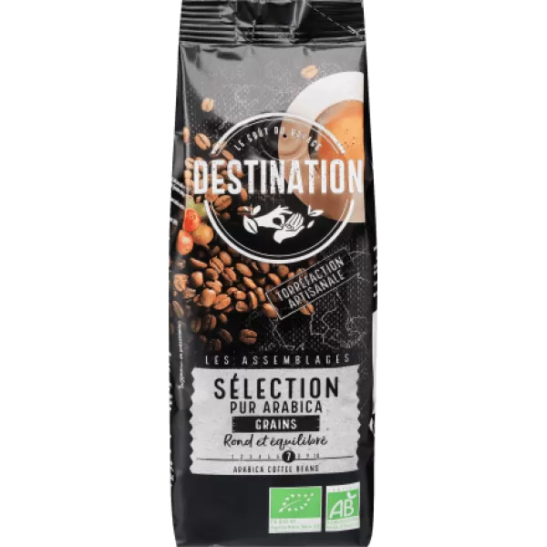 Destination 250 selection prémium szemes bio kávé - 100% arabica válogatás 250 g