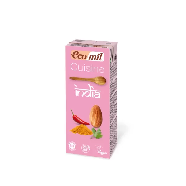 Ecomil Bio indiai mártás/tejszín 200 ml