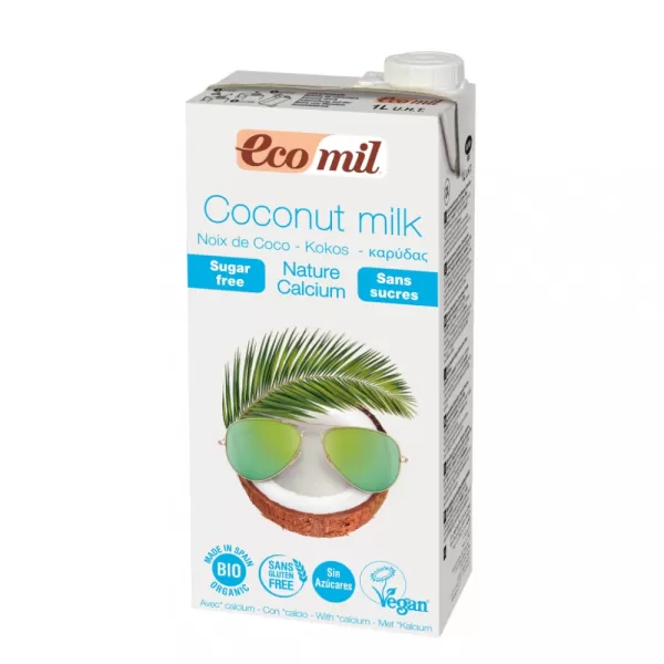 Ecomil Bio kókuszital hozzáadott édesítőszer nélkül 1000 ml