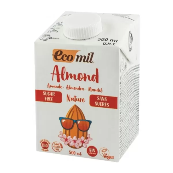 Ecomil Bio mandulaital édesítő nélkül 500 ml