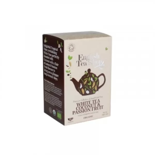 Ets Bio 20 fehér tea kókusszal és passion gyümölccsel   20x2g    40g