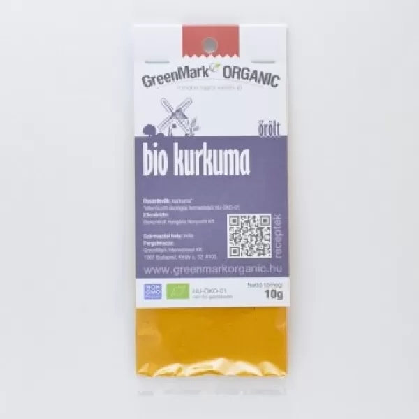 GreenMark Organic bio Kurkuma, őrölt 10 g