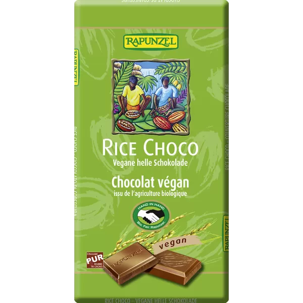 Rapunzel Bio rizstejes csokoládé vegán 100 g