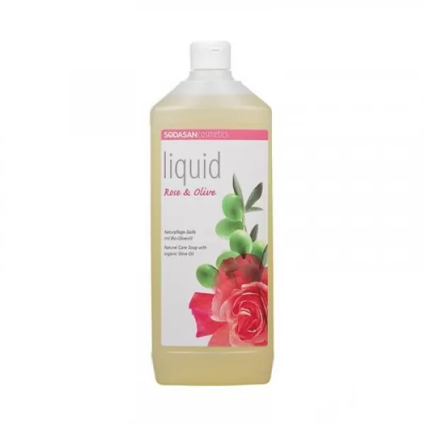 Sodasan Bio folyékony szappan rózsa-oliva 1000 ml