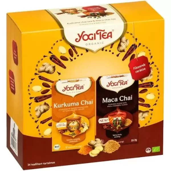 Yogi bio tea fűszerek varázsa szett 34 filter 70 g