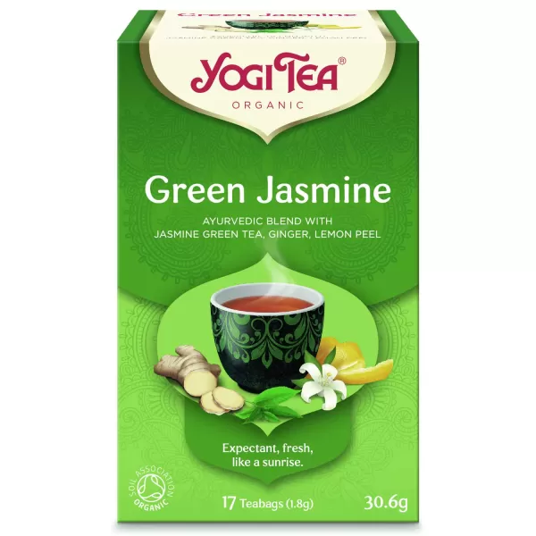 Yogi Bio tea zöld jázmin 17x1,8g 31 g