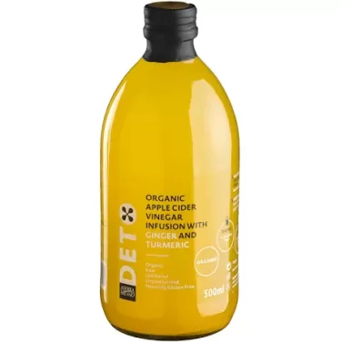 bio szűretlen almaecet fúzió kurkumával és gyömbérrel 