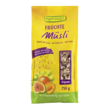 Bio gyümölcsös müzli 750 g