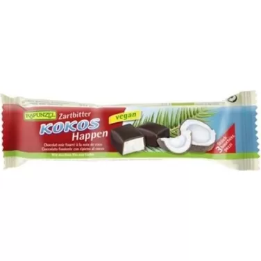 bio kókuszkockák étcsokoládé bevonattal 50 g